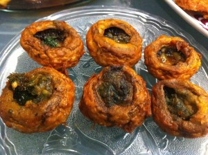 Mushroom Pakoras (Stuffed Mushrooms)